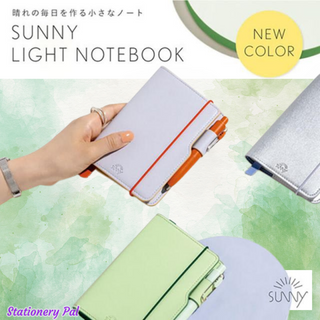 The new SUNNY LIGHT NOTEBOOK in Lime Green, Ash Lavender, and Silver—small, stylish notebooks perfect for journaling, planning, and everyday writing.
