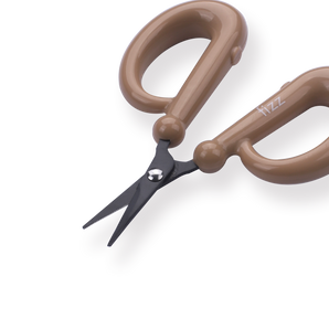 Fizz Outdoor Floating Serrated Scissors - Beige - Stationery Pal